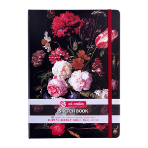 Royal Talens – Skicák bez linek, pevná vazba, Flowers | 140 g | různé velikosti Royal Talens