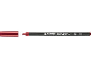 Edding 4200 - Vypalovací brush pen na porcelán, sada 6 ks, teplé tóny Edding
