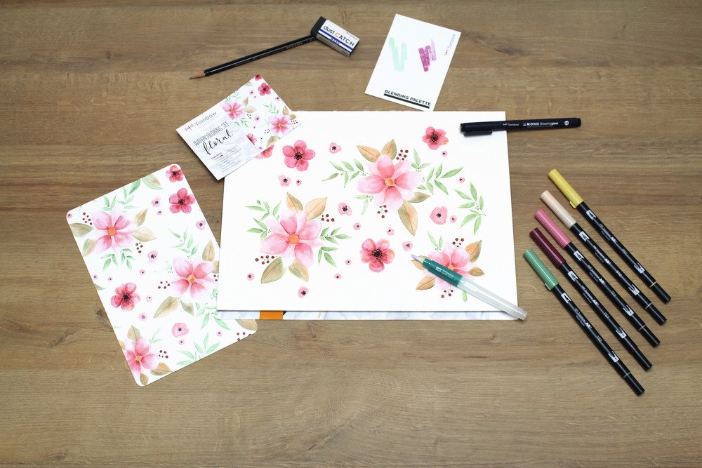 Tombow Akvarelová sada Floral Tombow