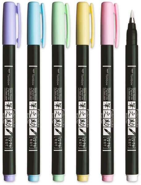 Tombow – Fudenosuke Pastel | malý brush pen Tombow