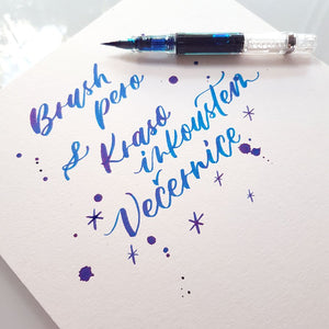 Štětcové pero | pro brush lettering a akvarel Ely