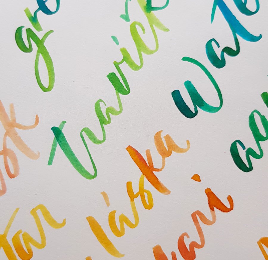 Štětcové pero | pro brush lettering a akvarel Ely