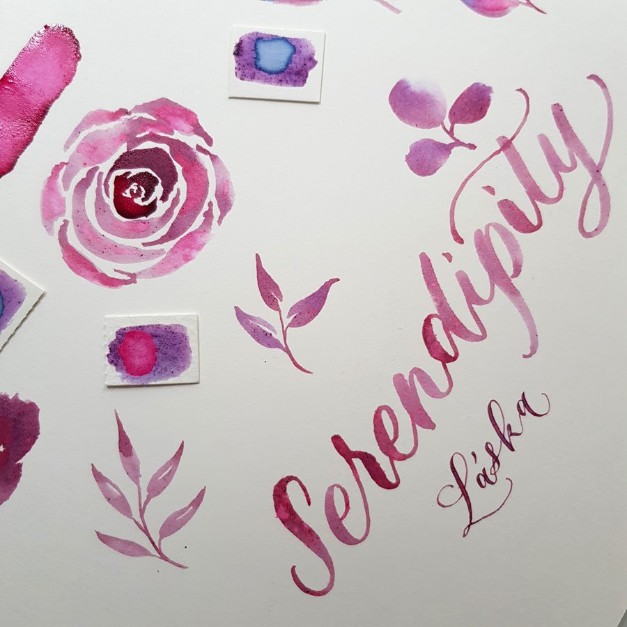 Štětcové pero | pro brush lettering a akvarel Ely