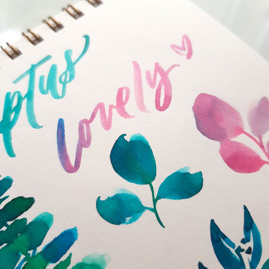 Štětcové pero | pro brush lettering a akvarel Ely