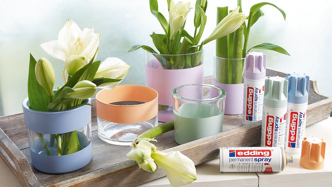 Edding 5200 - Matné akrylové barvy ve spreji Edding