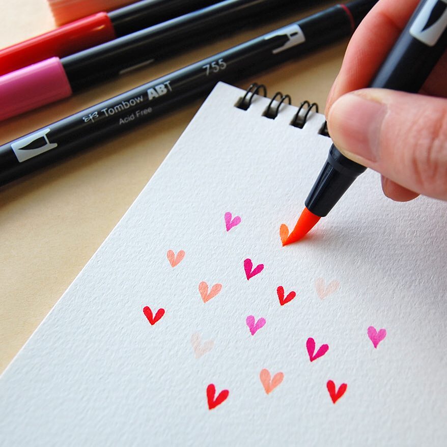 Tombow – Oboustranný štětcový fix ABT Dual Brush Pen Tombow