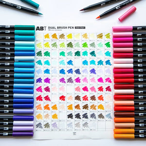 Tombow – Oboustranný štětcový fix ABT Dual Brush Pen Tombow