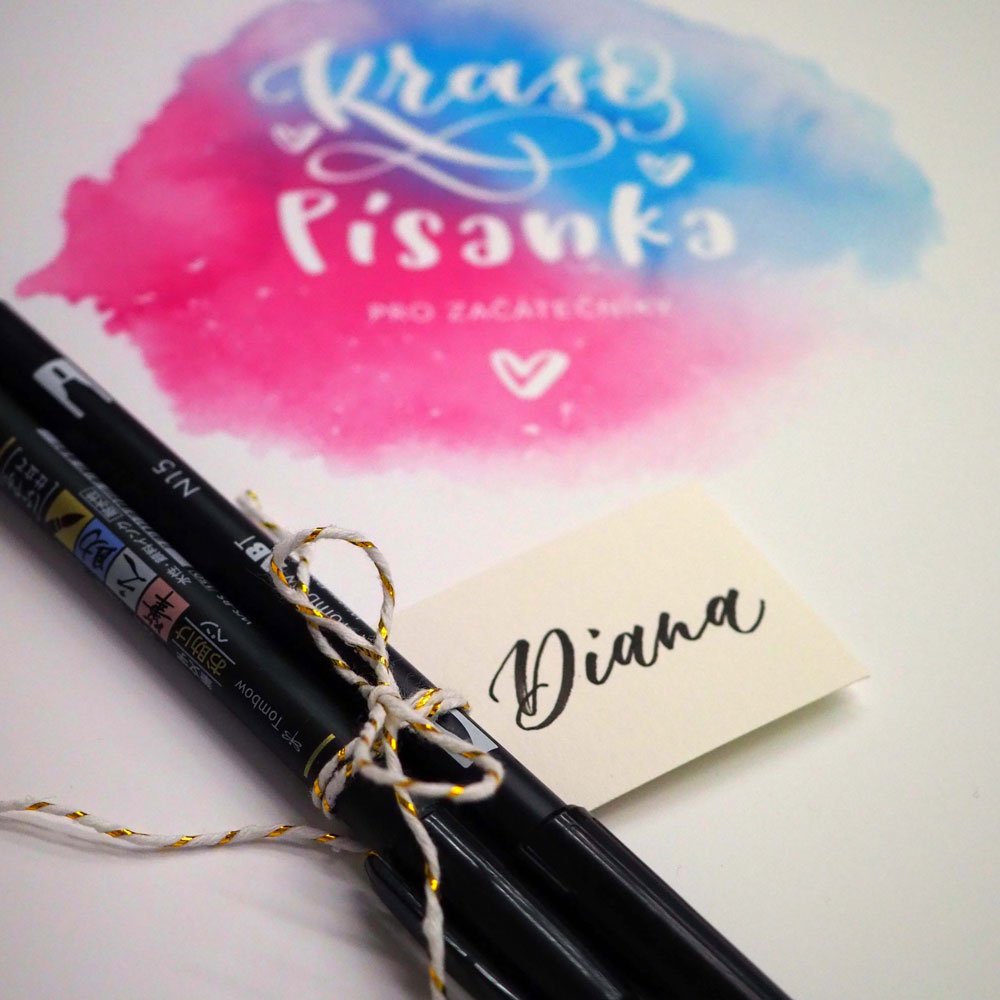 ONLINE Kurz Krasopsaní brushpenem – na míru, pro dva a více Krasopiska