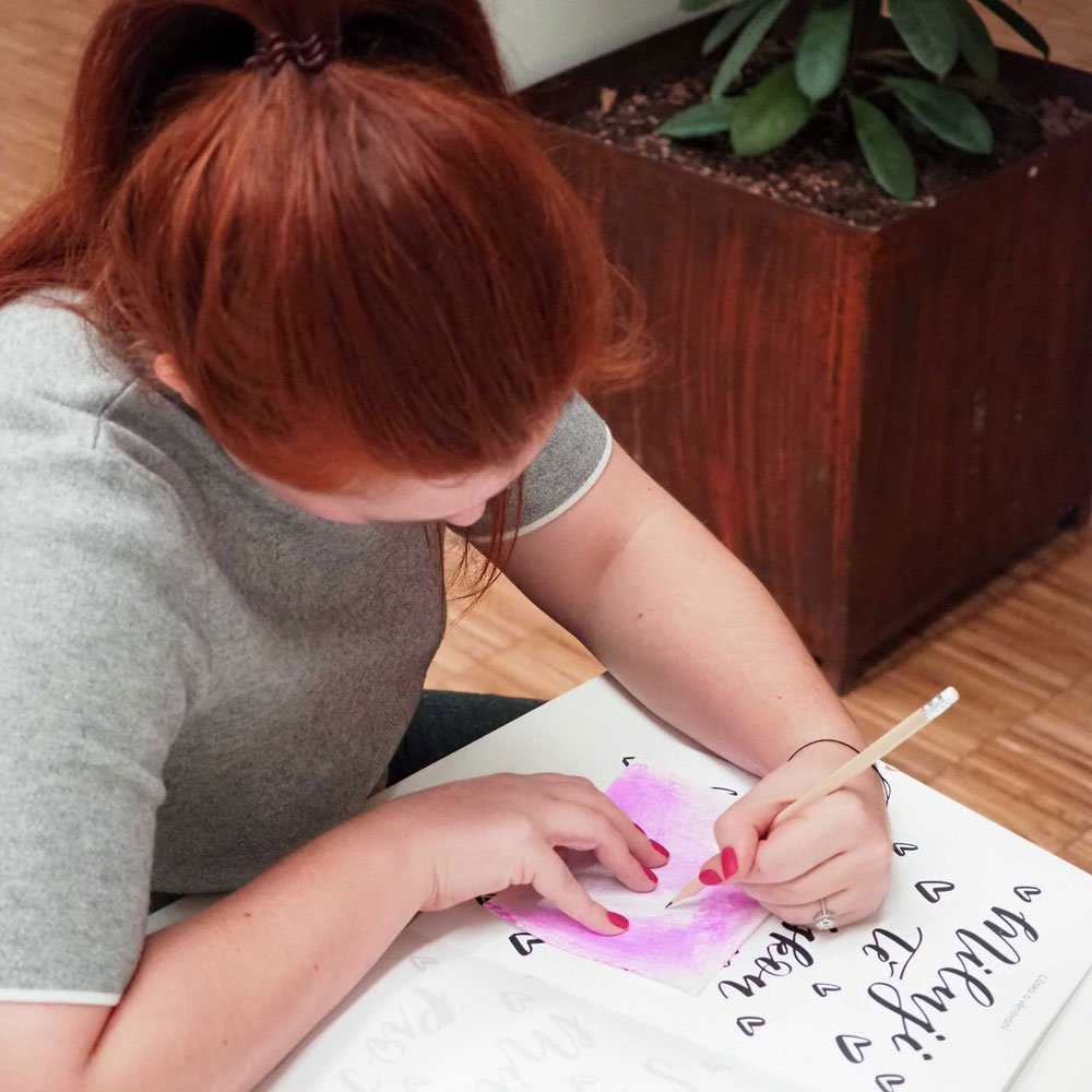 ONLINE Kurz Krasopsaní brushpenem – na míru, pro dva a více Krasopiska
