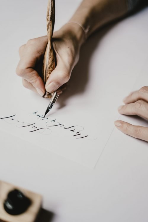 ONLINE Kurz Krasopsaní brushpenem – na míru, pro dva a více Krasopiska