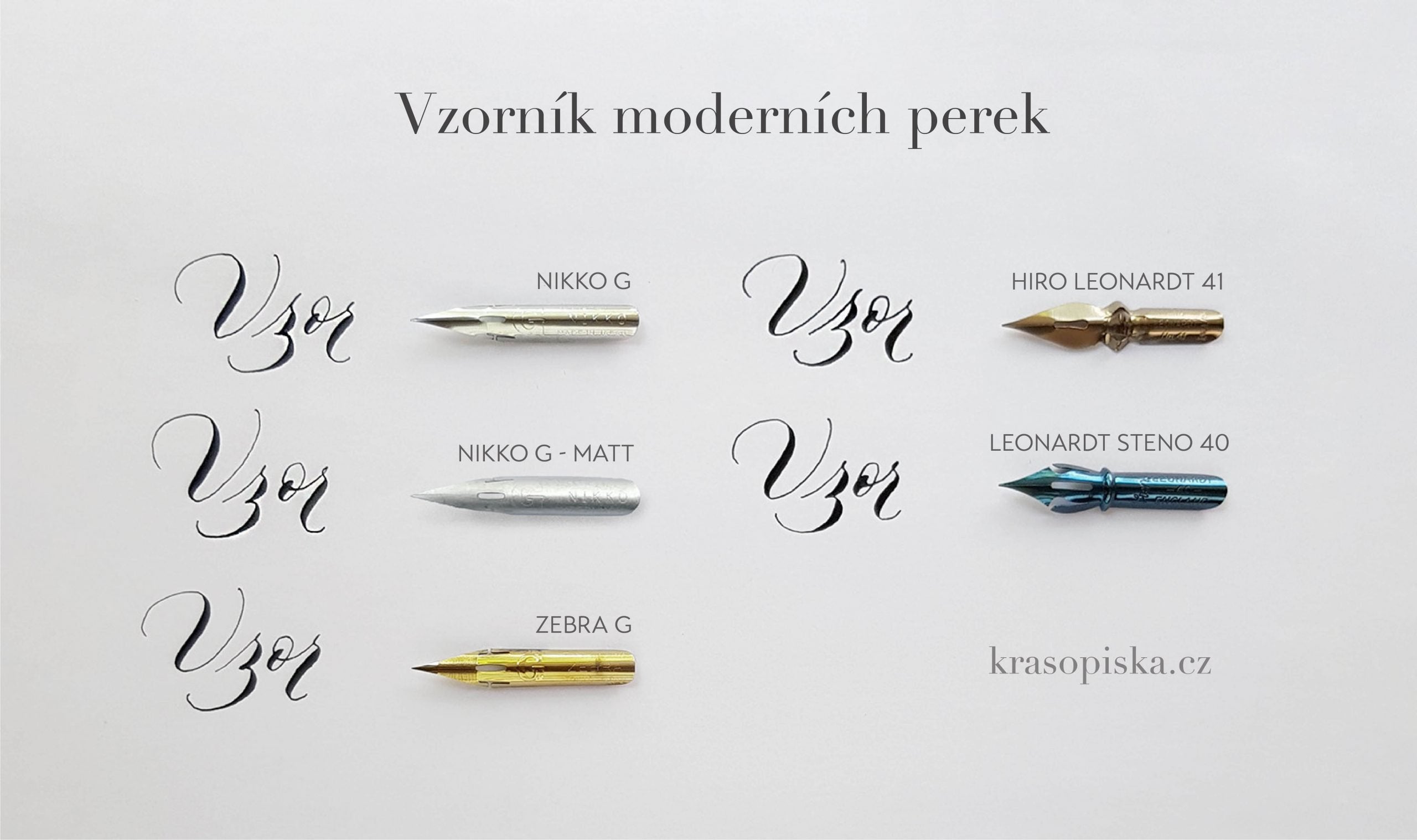Kaligrafické perko – Leonardt Hiro 41 „Crown“ Manuscript